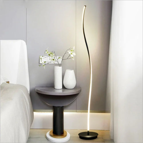 lampadaire led moderne nordique gel de silice simple