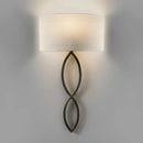 applique murale led en tissu avec cercle créatif en fer