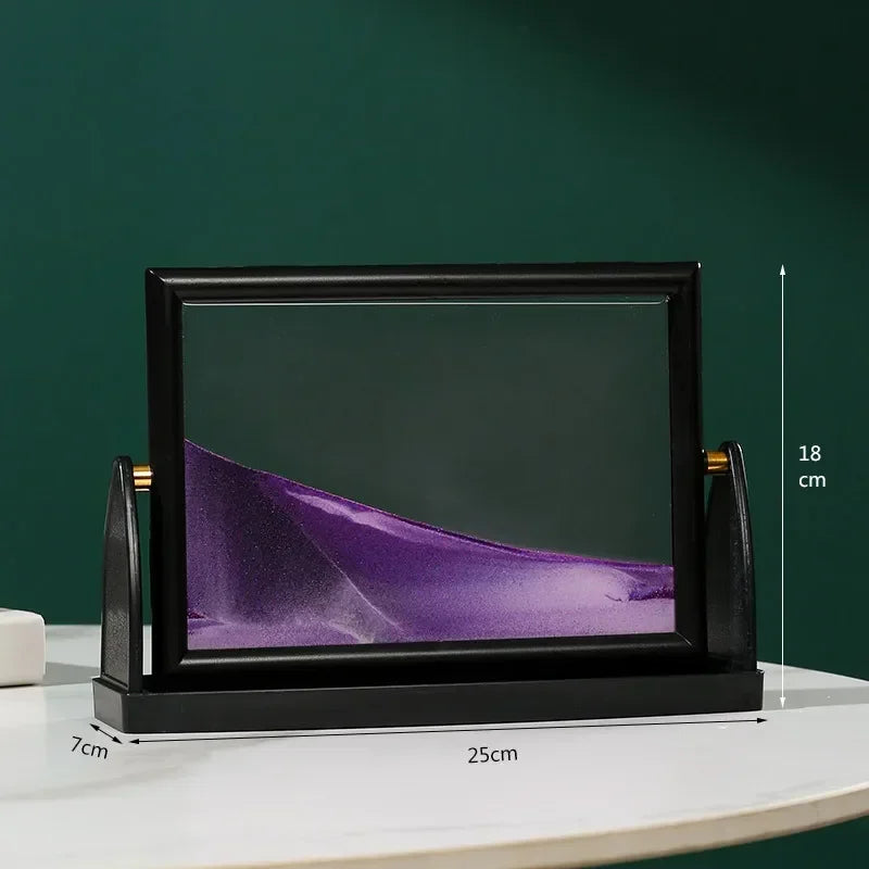 peinture artistique en mouvement sur sable créatif décoratif