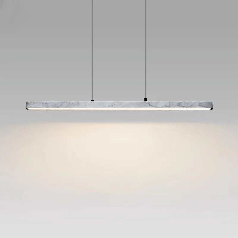 lustre led en marbre massif à intensité variable
