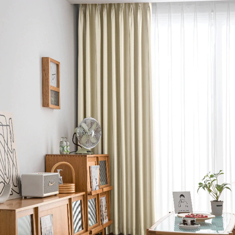 Rideau occultant moderne pour salon chambre balcon - vue 4 sur 12
