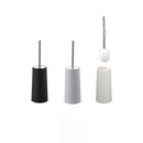 1pcs Toilet Brush and Holder, 304 Stainless Steel Long Handle, Toilet Bowl Brush for Bathroom Toilet-Ergonomic, Elegant, Durable