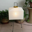 lampes de table en papier de riz japonais style wabi-sabi
