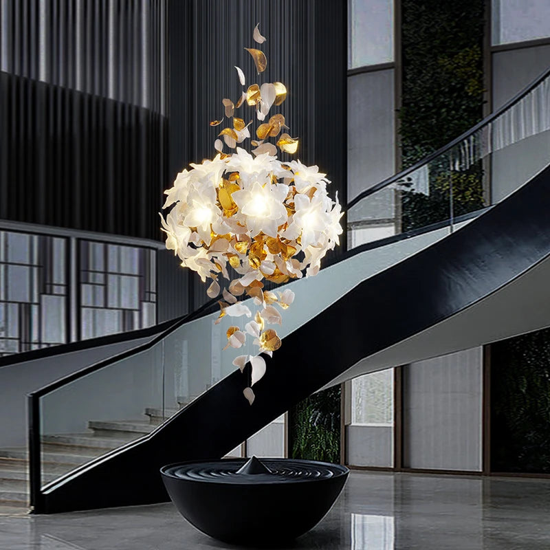 lustre led moderne pour décoration et éclairage maison - vue 5 sur 21