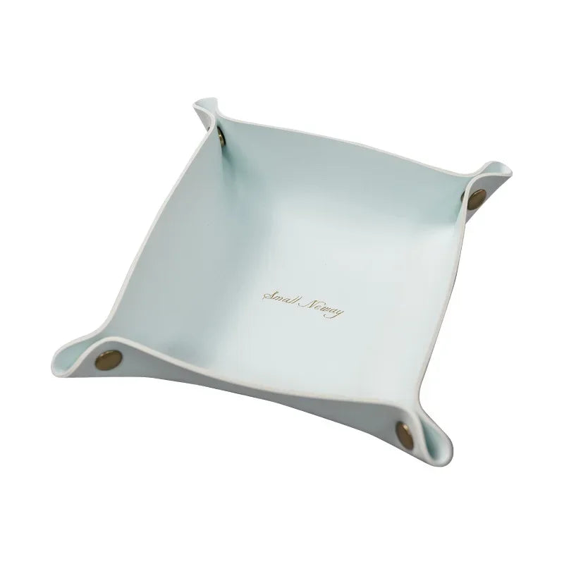 boîte de rangement en cuir pour bureau et accessoires - vue 19 sur 20