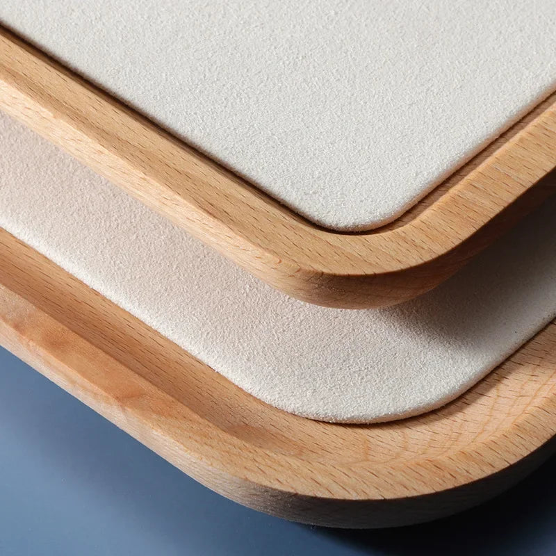 plateau de rangement en bois pour bijoux montres et colliers - vue 10 sur 9
