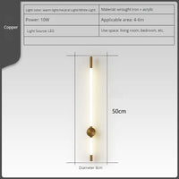 Modern nordic minimalist luxury LED wall light