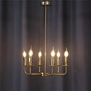 lustre moderne en fer design bougie à led créatif et luxueux