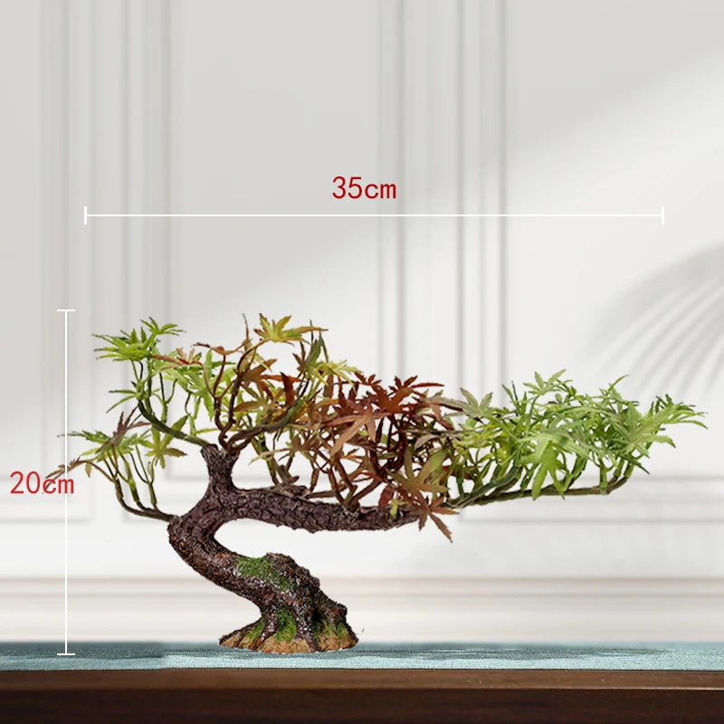 décoration intérieure faux arbre bonsaï style chinois pour un paysage apaisant - vue 25 sur 33