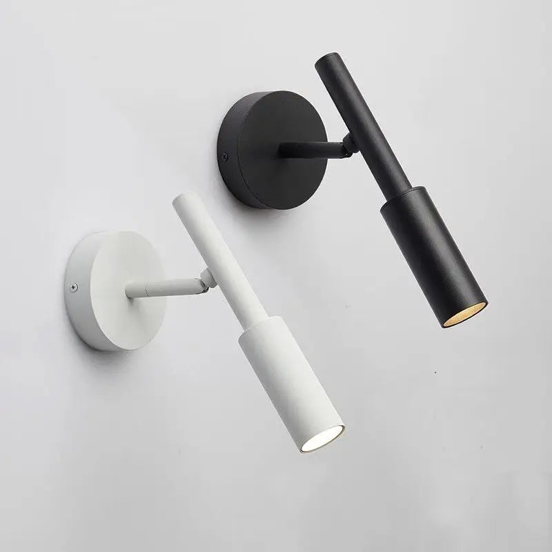 applique murale led minimaliste rotative pour éclairage réglable - vue 4 sur 12
