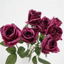 Artificial latex flowers for elegant and realistic decor