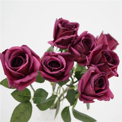 Artificial latex flowers for elegant and realistic decor - vue 7 sur 12