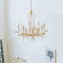 lustre de luxe post-moderne nordique pour restaurant et villa