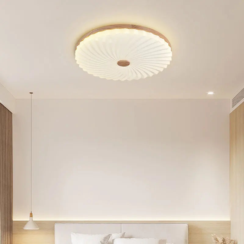 plafonnier en bois et led pour décoration intérieure moderne - vue 5 sur 10