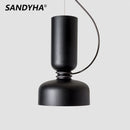 Nordic minimalist creative LED pendant light for dining room or bar
