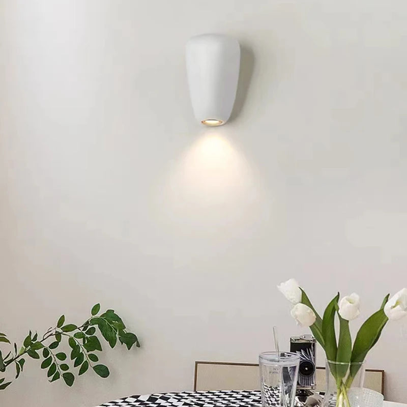 applique murale en résine mini éclairage d'ambiance 3000k pour restaurant - vue 5 sur 9