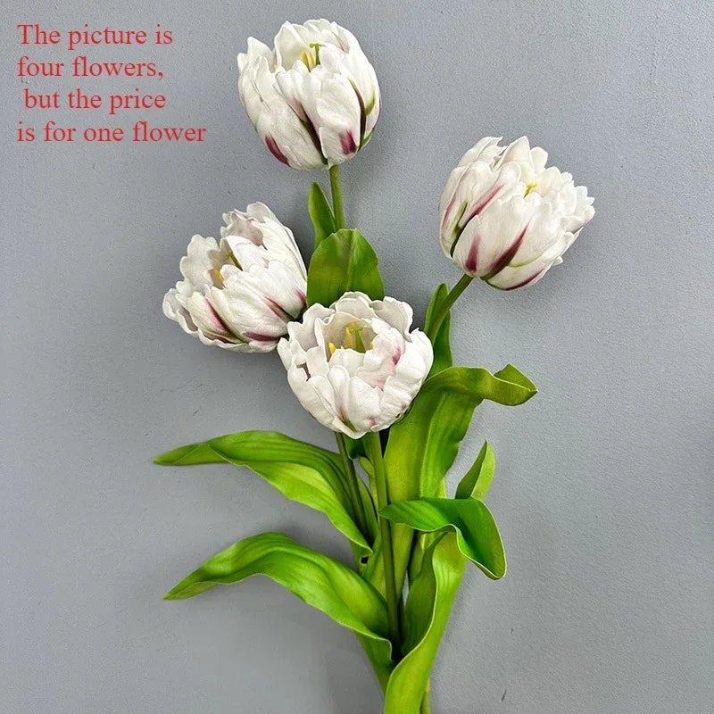 fleurs artificielles tulipes pour décoration festive et vacances - vue 8 sur 11