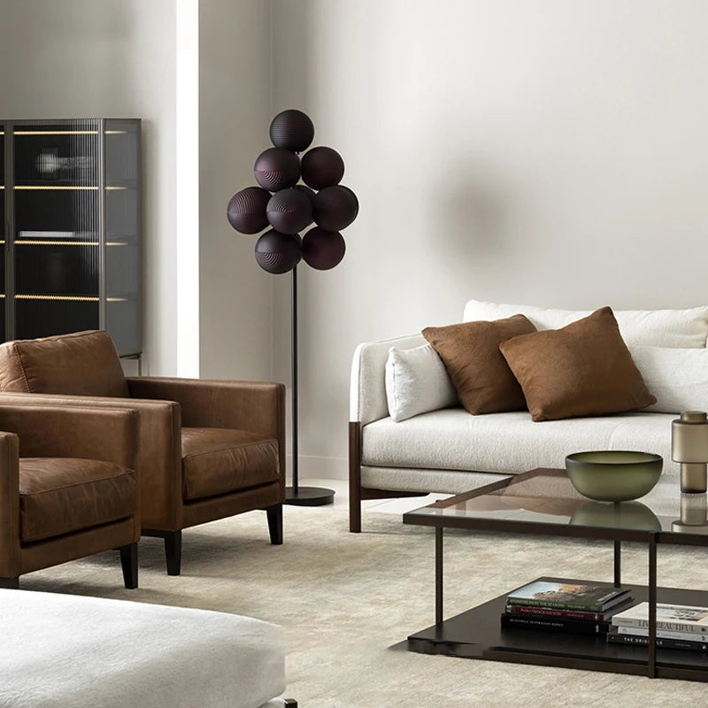 lustre créatif en verre design forme raisin pour intérieur moderne - vue 6 sur 15