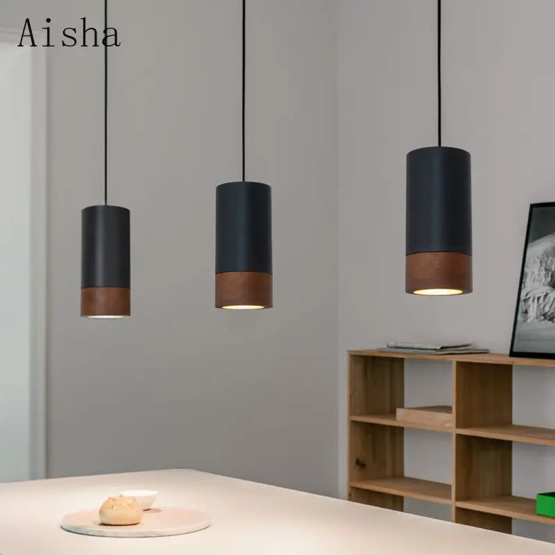Minimalist designer pendant light for modern interior decor - vue 4 sur 7