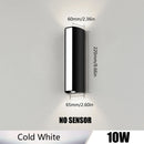 LED wall light for outdoor and garden lighting