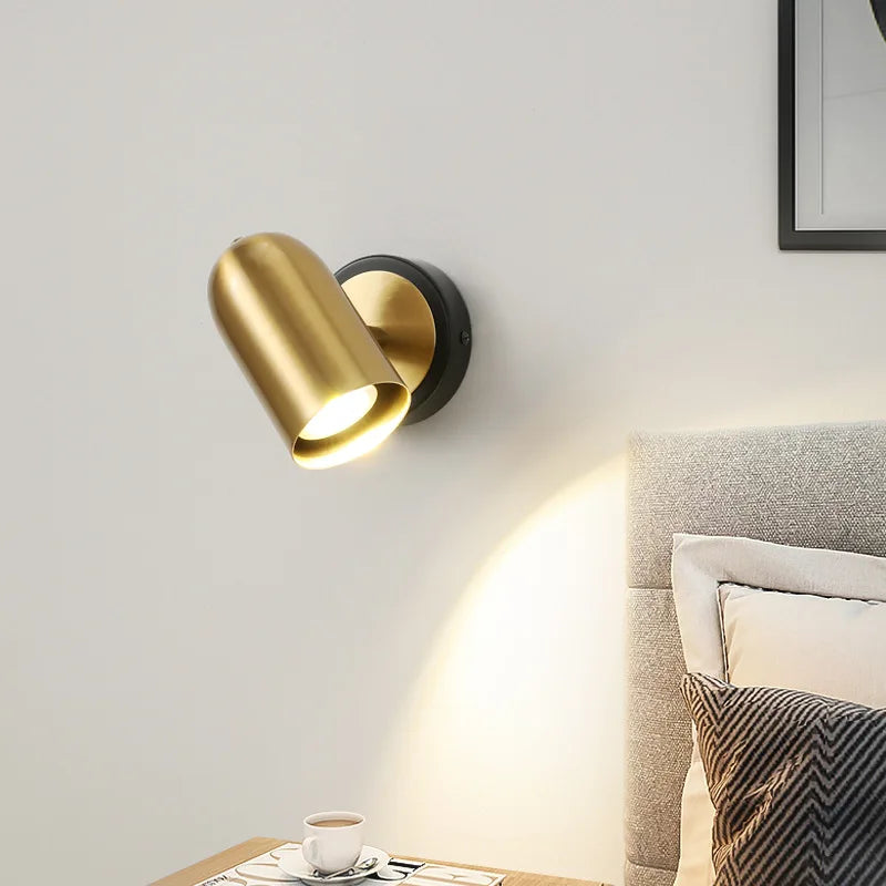 applique murale led nordique moderne angle réglable luminaire décoratif d'intérieur - vue 4 sur 9