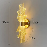 Applique murale LED nordique luxe
