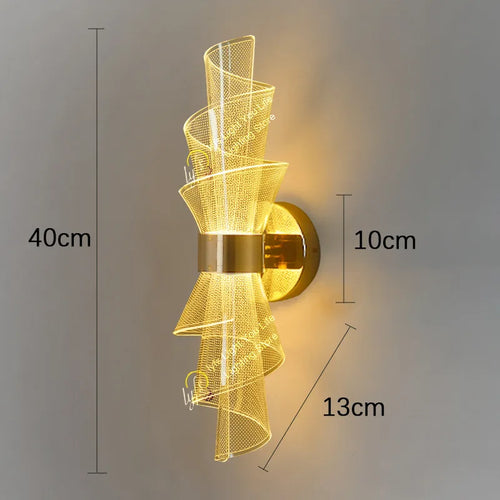 Applique murale LED luxe nordique