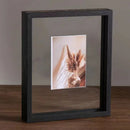 Classic Solid Wood Double-Sided Transparent Acrylic Photo Frame, Framing Photos, Specimens, Certificates, Paintings, Posters