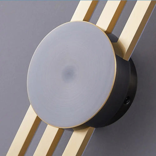 applique murale minimaliste en laiton led pour restaurant