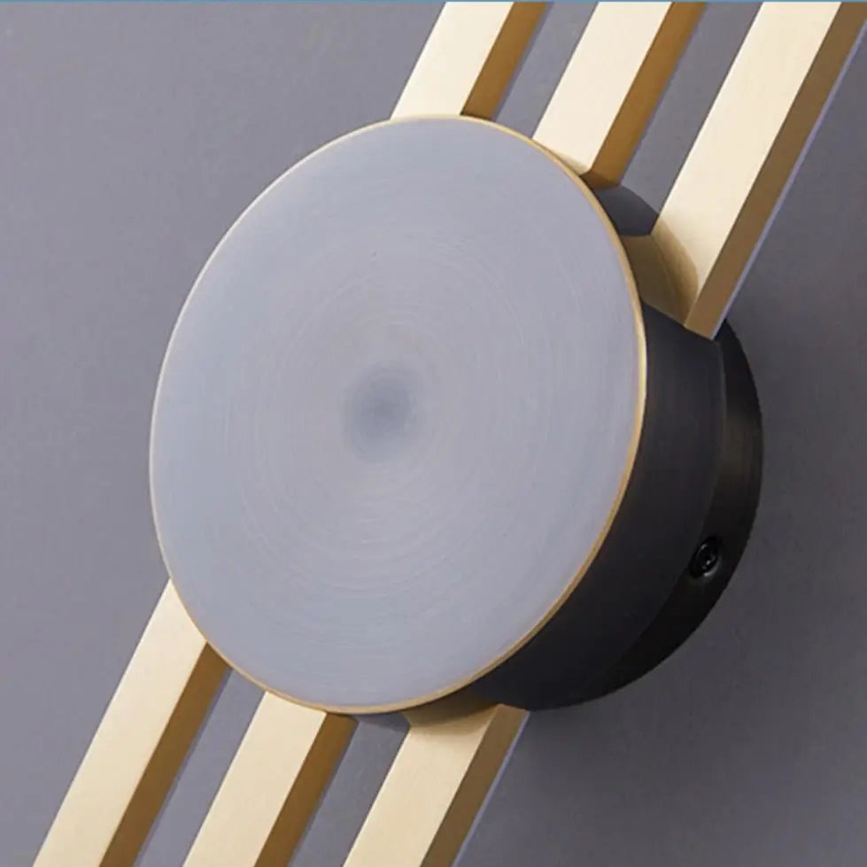 applique murale minimaliste en laiton led pour restaurant - vue 7 sur 18