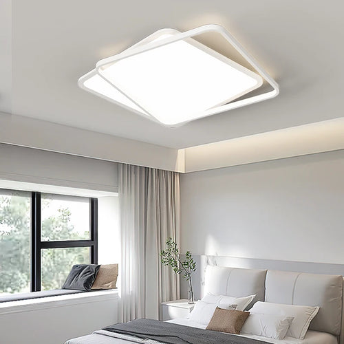 Minimalist LED ceiling light for cosy indoor lighting - vue 3 sur 12