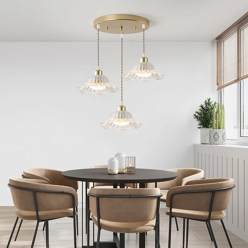 suspension en verre moderne pour décoration intérieure élégante - vue 4 sur 10