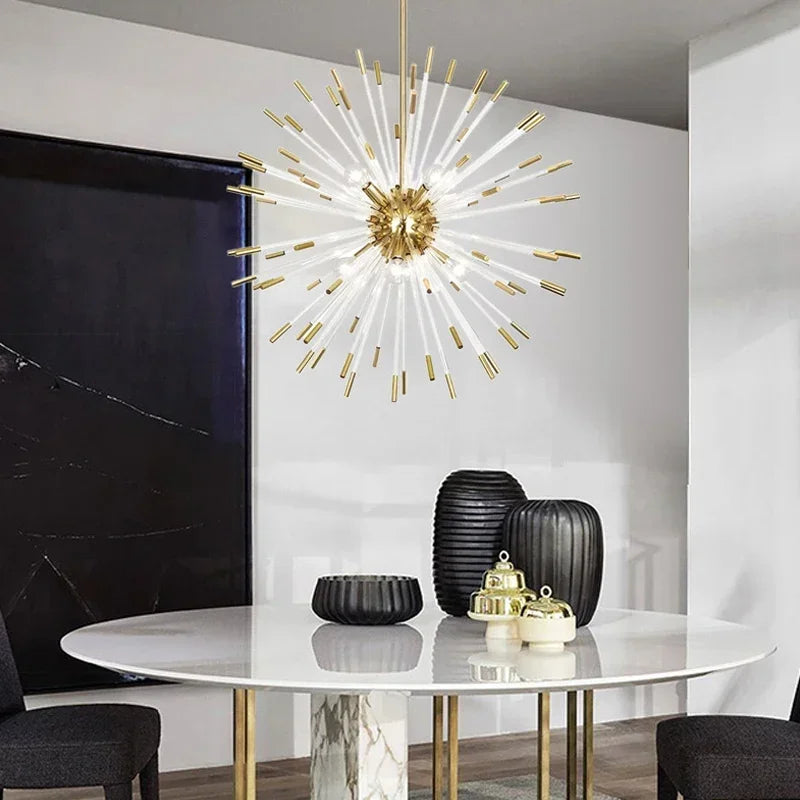 suspension en cristal de luxe éclairage décoratif pour tous les espaces - vue 5 sur 12