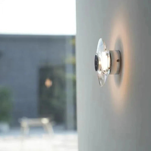 lampe de chevet en cristal italien pour décoration intérieure élégante - vue 4 sur 8