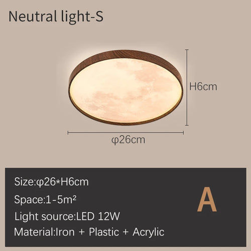plafonnier moderne led à intensité variable - vue 9 sur 17