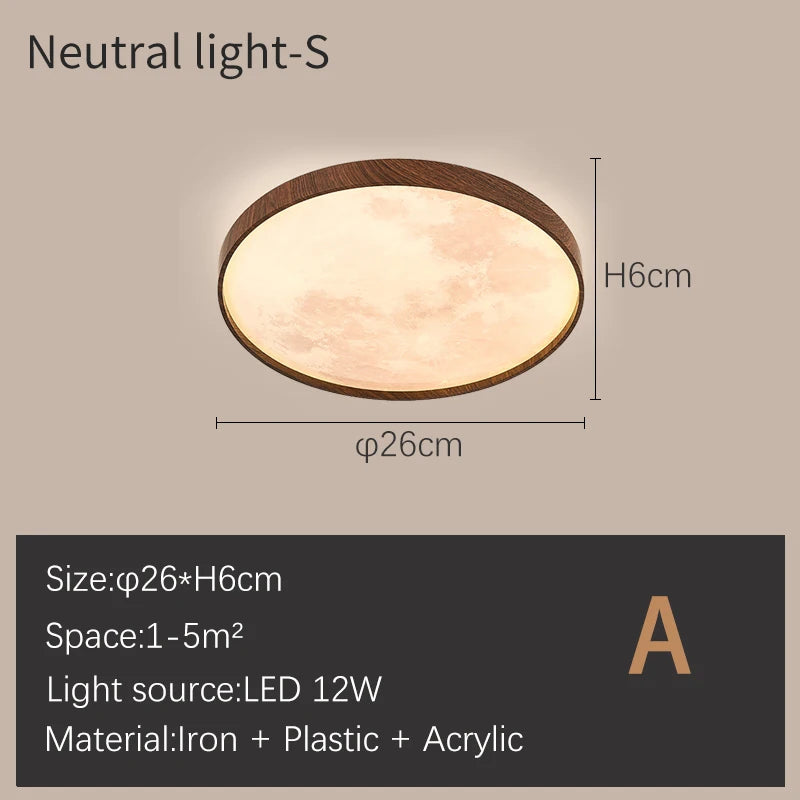 plafonnier moderne led à intensité variable - vue 8 sur 17