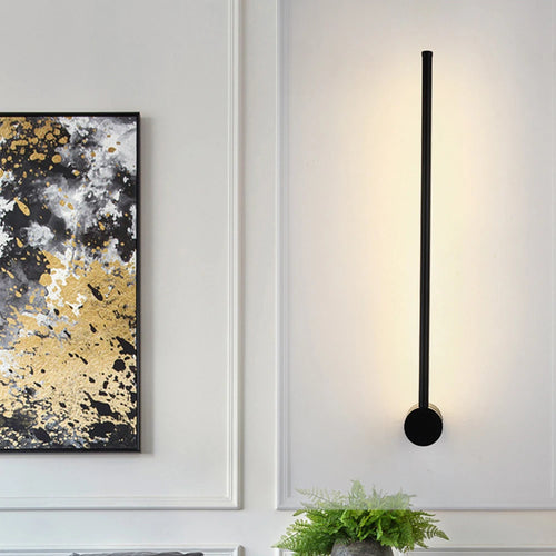 Minimalist long strip LED wall light for indoor decoration - vue 6 sur 7