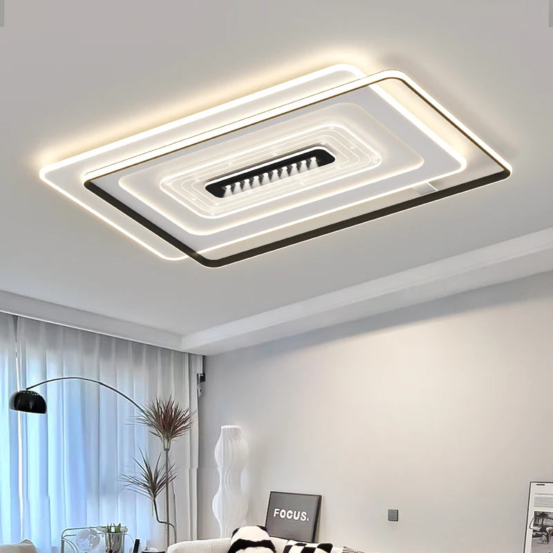 plafonnier led nordique pour intérieur et ambiance chaleureuse - vue 7 sur 14