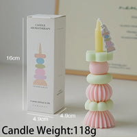 bougie parfumée empilable en cire de soja pour mariage et anniversaires