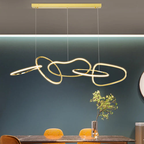 Chambre moderne salle à manger décorative led plafonniers lampes suspendues éclairage intérieur éclairage intérieur plafonnier lustre - vue 4 sur 7