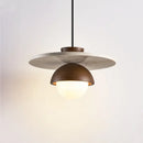 Modern LED pendant lamp, walnut stone pendant lamp, bedside lamp, indoor home decoration