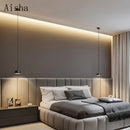 Nordic aluminium pendant light for minimalist decor