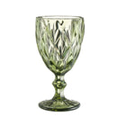 Verre à vin rétro relief style européen épais