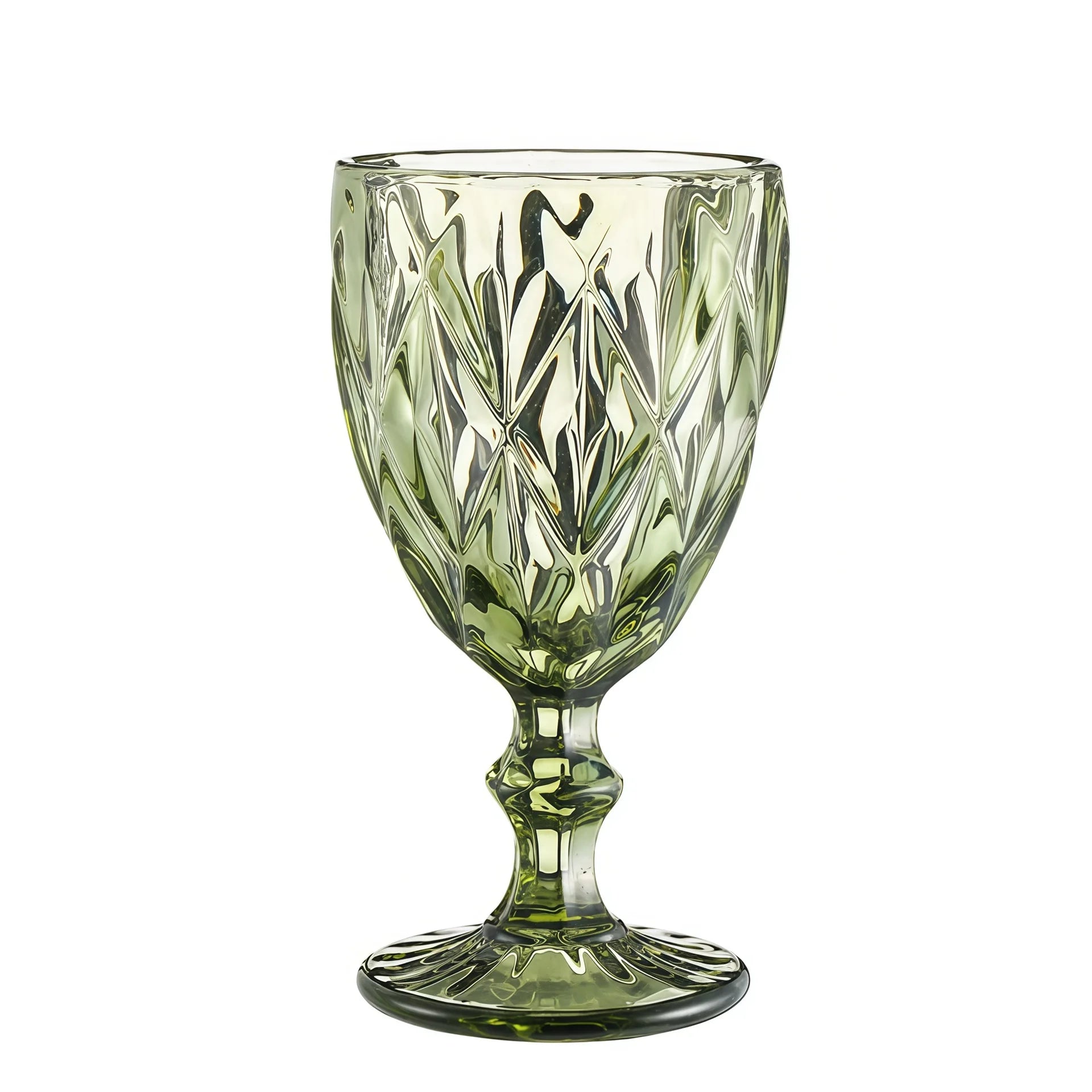 Verre à vin rétro relief style européen épais - vue 6 sur 6