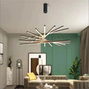 Modern Simple Design LED Ceiling Light, Penthouse Lobby Duplex Corridor Hotel Lobby Living Room Ceiling Decoration Chandelier