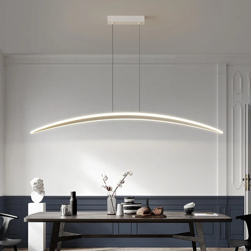 suspension led moderne pour espace contemporain et minimaliste