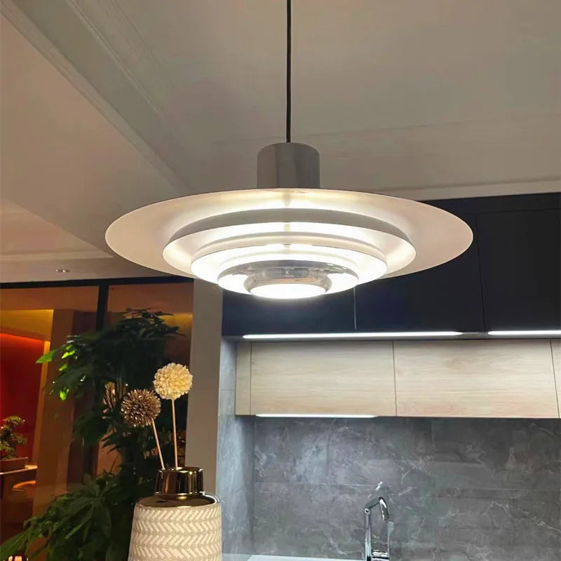 lustre moderne nordique simple design soucoupe volante - vue 4 sur 10