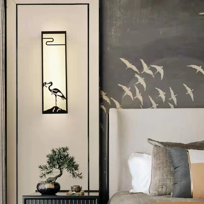 applique murale extérieure chinoise imperméable pour jardin et allées - vue 8 sur 14