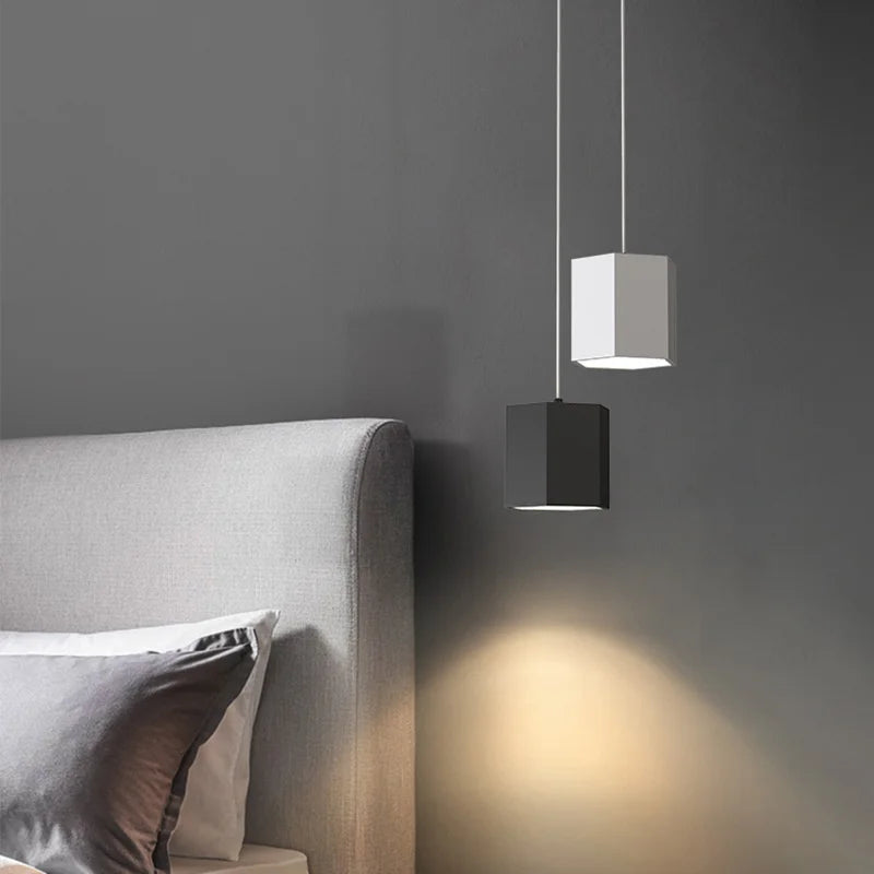Modern nordic minimalist creative wrought iron chandelier - vue 4 sur 9
