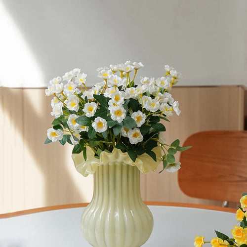 fleurs de roses artificielles en soie pour mariage et décoration - vue 5 sur 13
